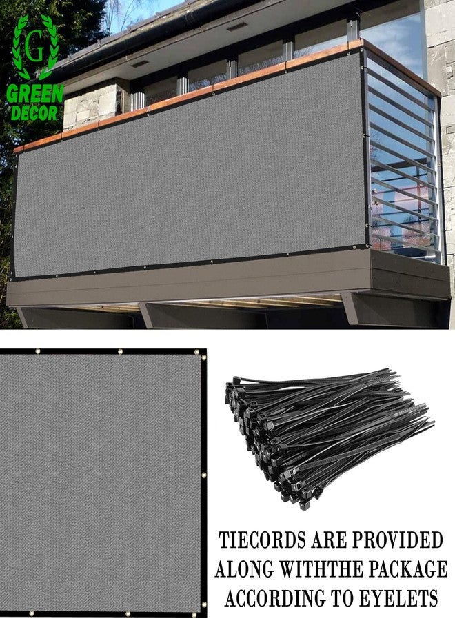 GREEN DECOR HDPE Fabric with Polyester Band Baby Kids Safety Net Protector for Balcony & Staircase Railing Guard,Balcony Stairway Net Baby Safety Products for Indoor&Outdoor(Grey Color, 0.90X2 MTR) - Image 5